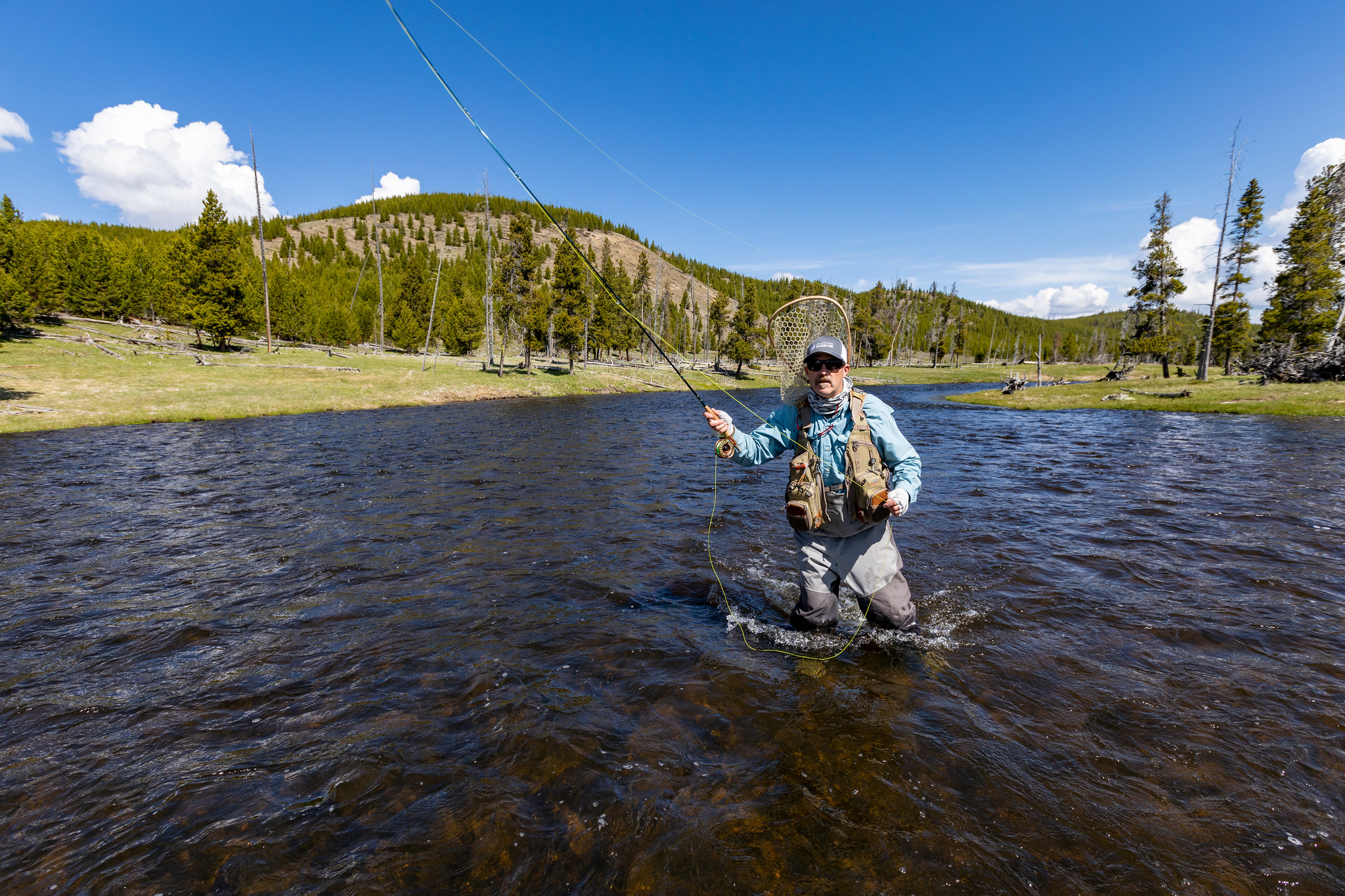 Fly fishing the Firehole River YF Matt Ludin