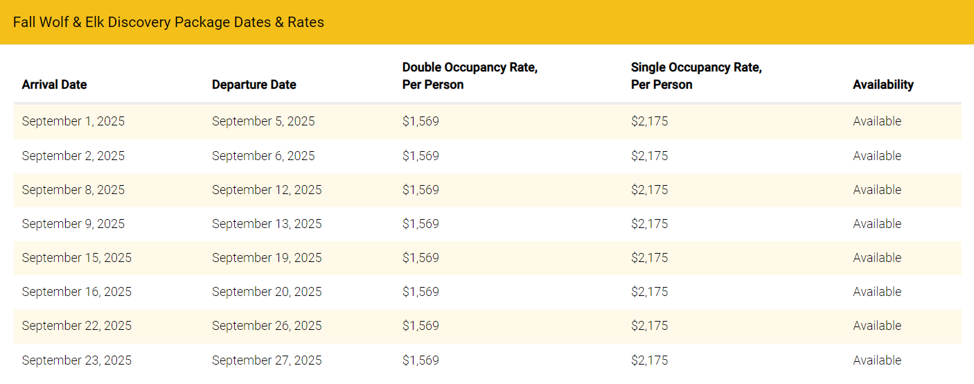 Fall-Wolf-&-Elk-Discovery-Package-Dates-and-Pricing-2025